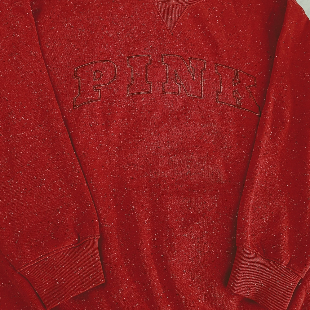PINK Victoria's Secret Red Men's Sweater